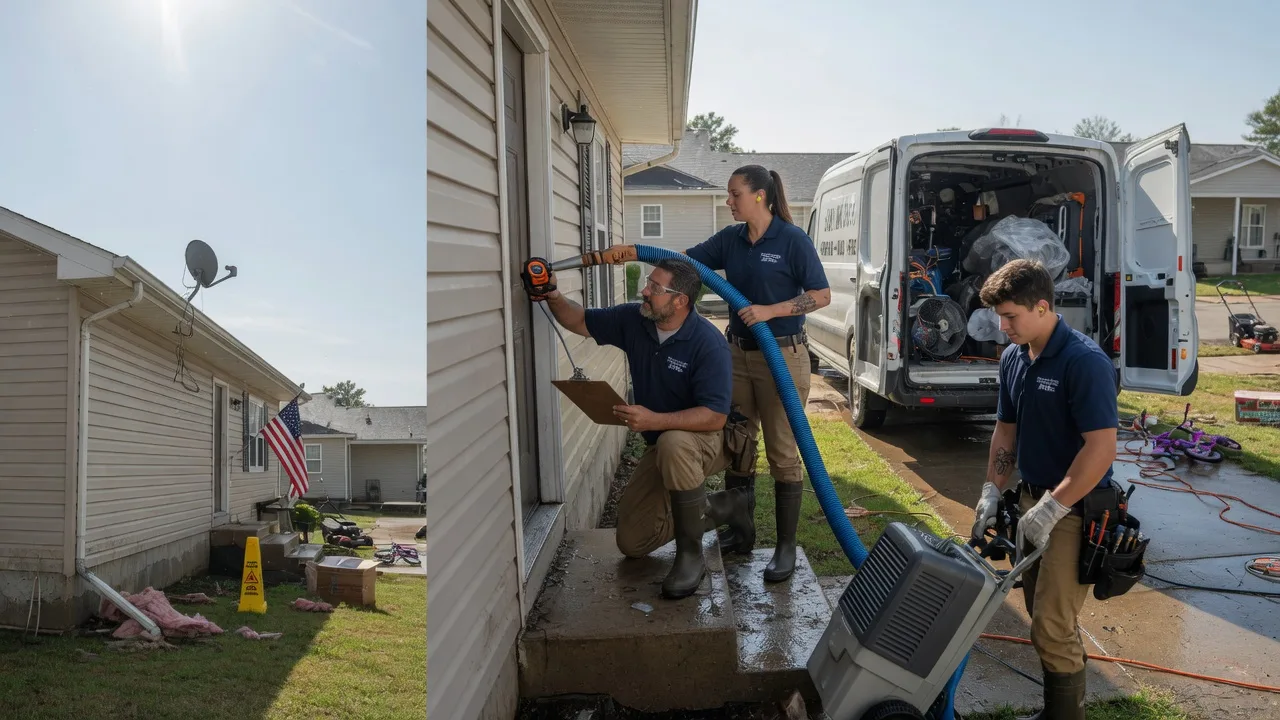 Ceiling Water Damage Restoration in Cuyahoga Falls, OH near me